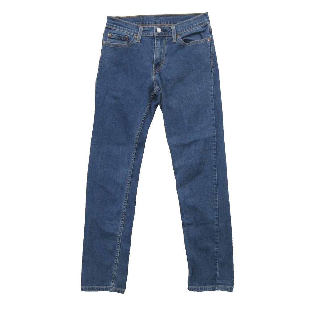 Levis 511 Jeans Mens 28x28 (Tag28X30) Blue Slim Fit Stretch Denim Tapered Leg